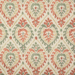 Loneta Half Panamá Estampada Étnico Damasco Terracota - Ribes y Casals