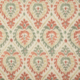 Loneta Half Panamá Estampada Étnico Damasco Terracota - Ribes y Casals