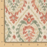 Loneta Half Panamá Estampada Étnico Damasco Terracota - Ribes y Casals