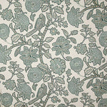 Loneta Half Panamá Estampada Jardín Oriental Verde Salvia - Ribes y Casals