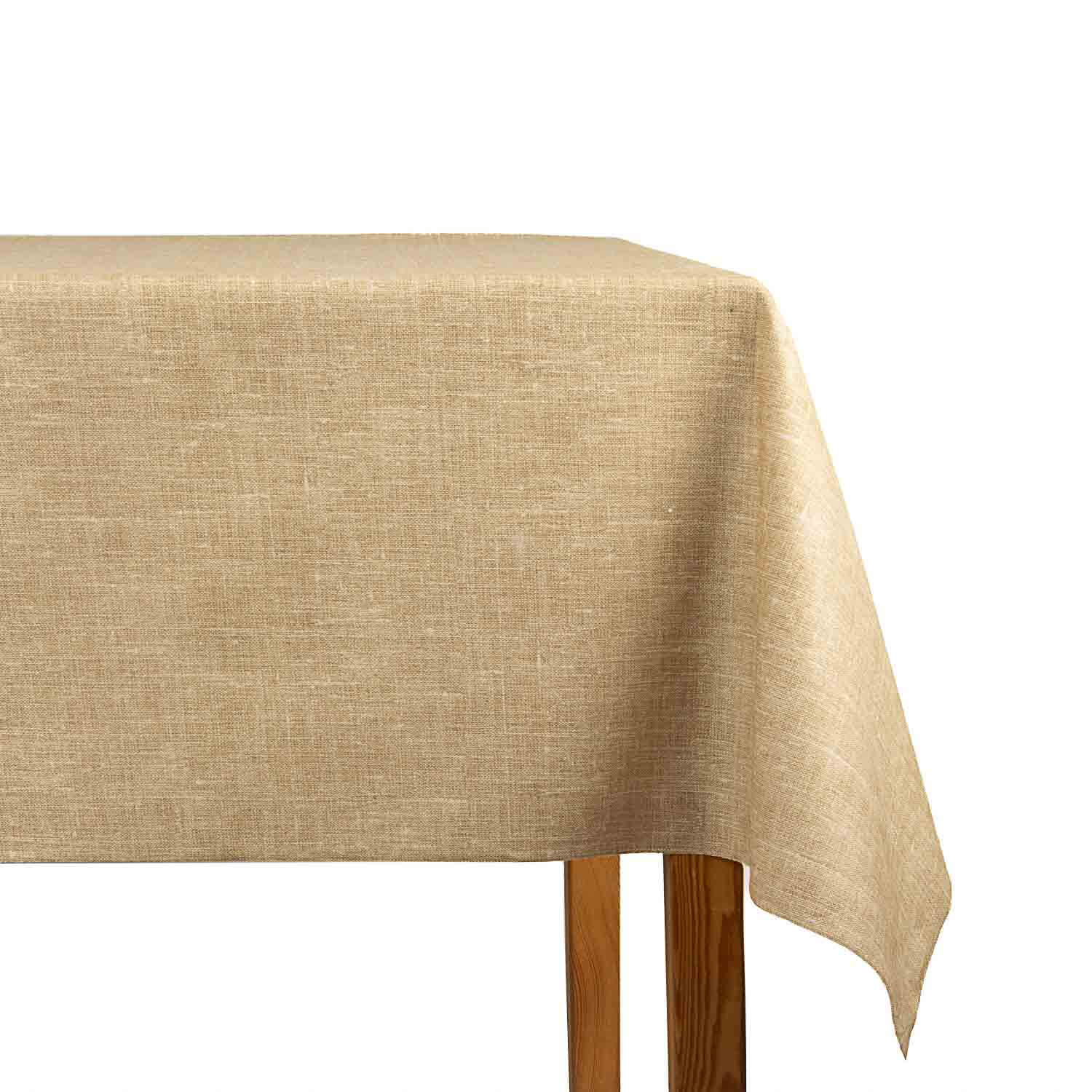 Mantel Resinado Liso Beige - Ribes y Casals