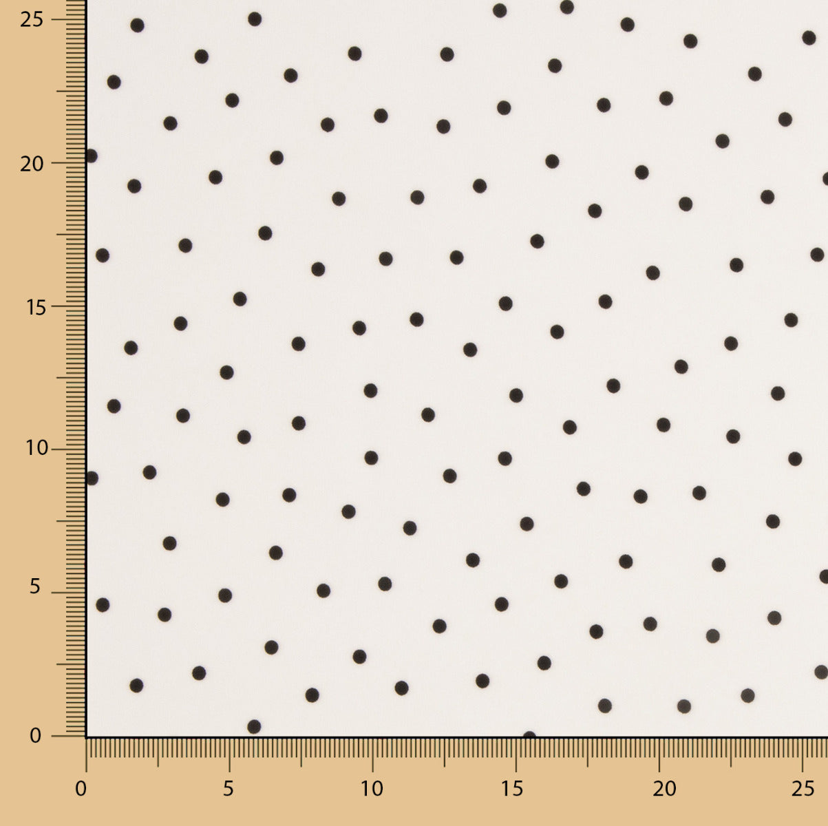 Gabardina Elástica 0,5cm Lunares Blanco - Ribes y Casals