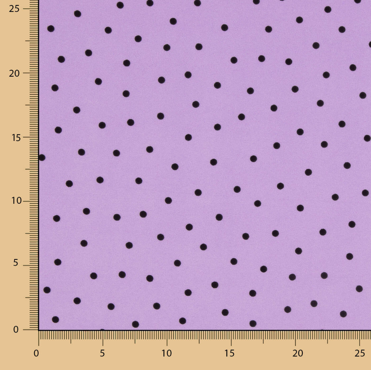 Gabardina Elástica 0,5cm Lunares Malva - Ribes y Casals