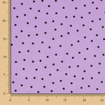 Gabardina Elástica 0,5cm Lunares Malva - Ribes y Casals