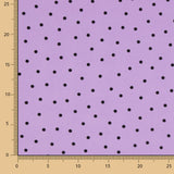 Gabardina Elástica 0,5cm Lunares Malva - Ribes y Casals