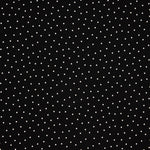 Gabardina Elástica 0,5cm Lunares Negro - Ribes y Casals