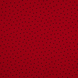 Gabardina Elástica 0,5cm Lunares Rojo - Ribes y Casals