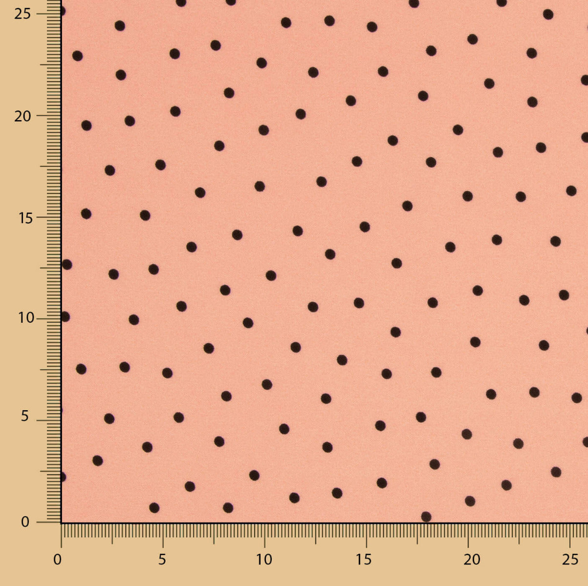 Gabardina Elástica 0,5cm Lunares Rosa - Ribes y Casals