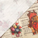 Resinada Antimanchas Navidad Vintage Partituras - Ribes y Casals