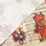 Resinada Antimanchas Navidad Vintage Partituras - Ribes y Casals