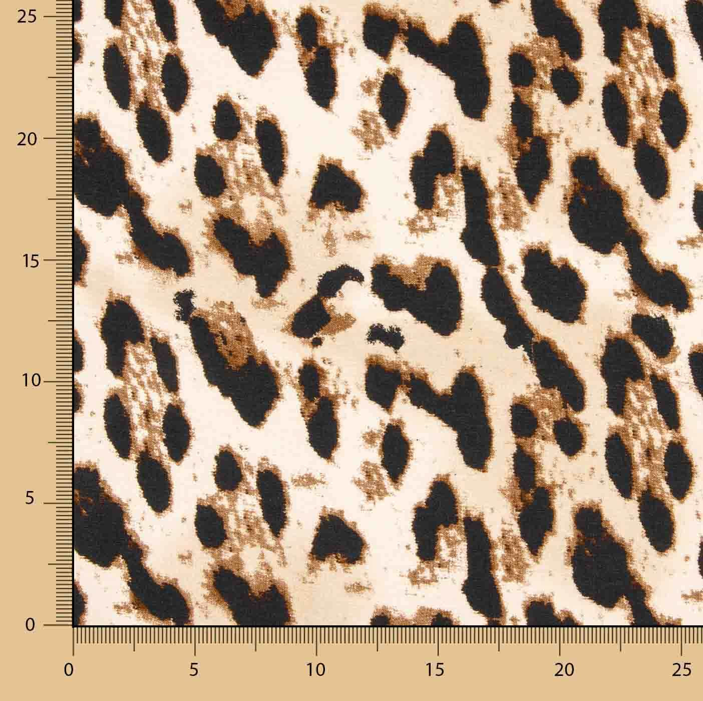 Punto Viscosa Estampado Safari Salvaje - Ribes y Casals