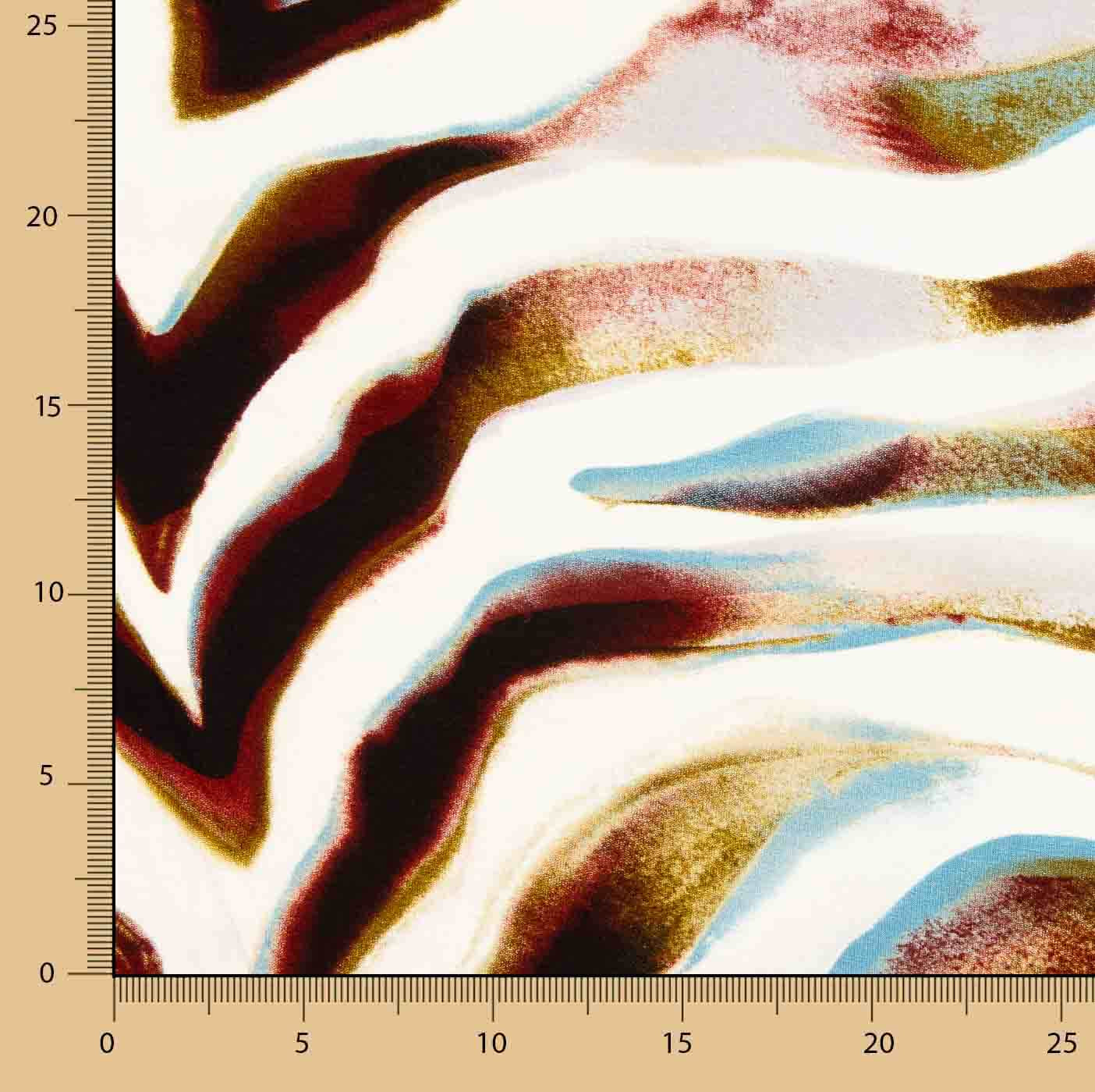 Punto Viscosa Elastano Estampado Cebra Artística - Ribes y Casals