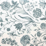 Resinada Antimanchas Floral Botánico Azu - Ribes y Casals