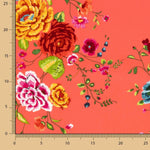 Crepe Mantón Manila Coral - Ribes y Casals