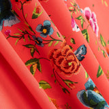 Crepe Mantón Manila Coral - Ribes y Casals