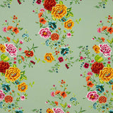 Crepe Mantón Manila Verde Salvia - Ribes y Casals