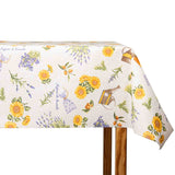 Mantel Resinada Girasoles y Lavanda Beige - Ribes y Casals
