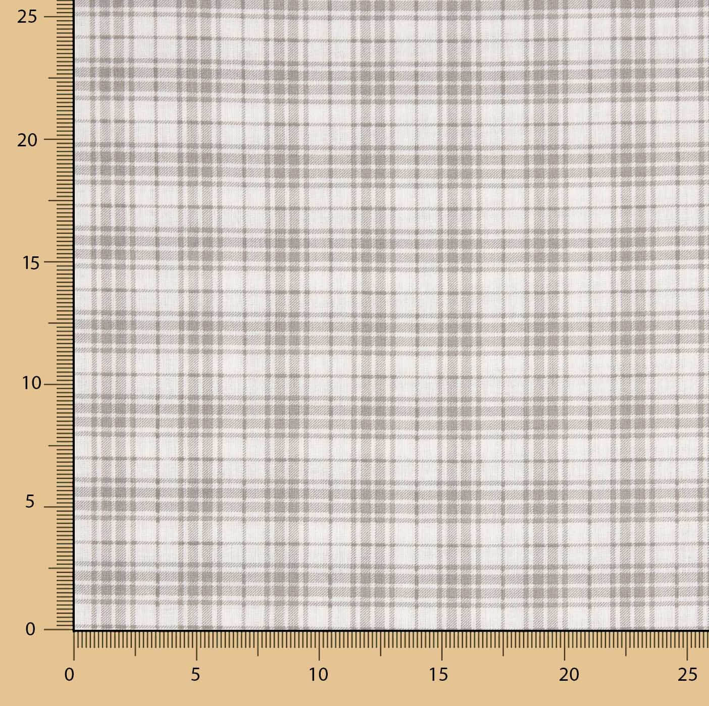 Sábana 100% Algodón Cuadros Beige 200 Hilos - Ribes y Casals