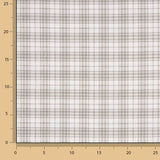 Sábana 100% Algodón Cuadros Beige 200 Hilos - Ribes y Casals