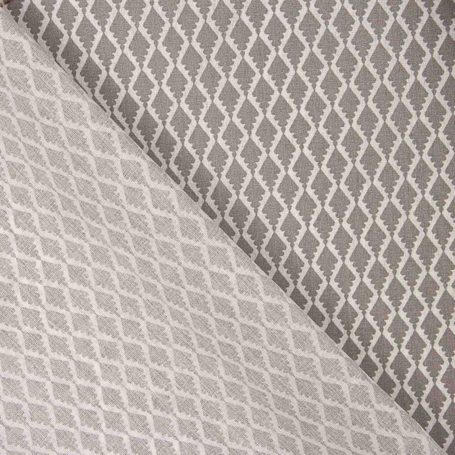 Sábana 100% Algodón Rombos Beige 200 Hilos - Ribes y Casals