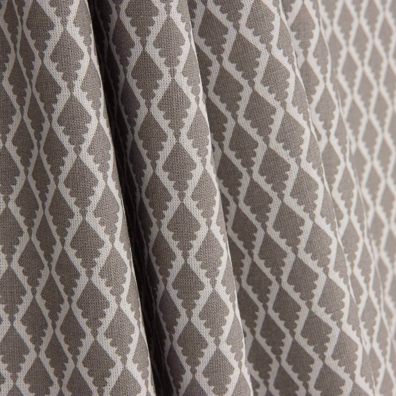 Sábana 100% Algodón Rombos Beige 200 Hilos - Ribes y Casals
