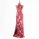 Satén Estampado Mysore Rosado - Ribes y Casals