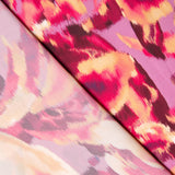 Satén Estampado Mysore Rosado - Ribes y Casals