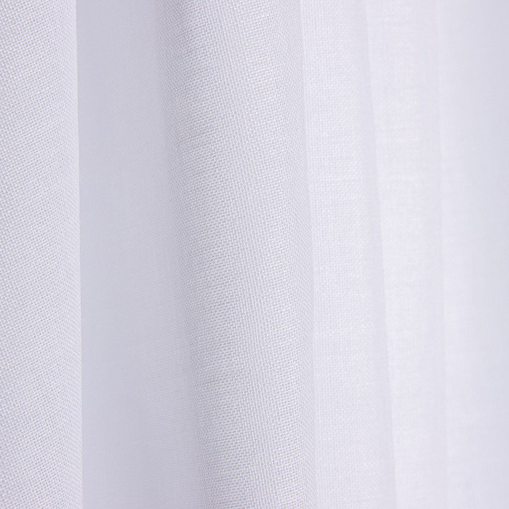 Visillo Etamin Liso Blanco Ignífugo - Ribes y Casals