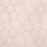 Retal Tapicería Jacquard Círculos Rosa 130x280 cm - Ribes y Casals