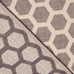 Tapicería Jacquard Hexa Burdeos - Ribes y Casals