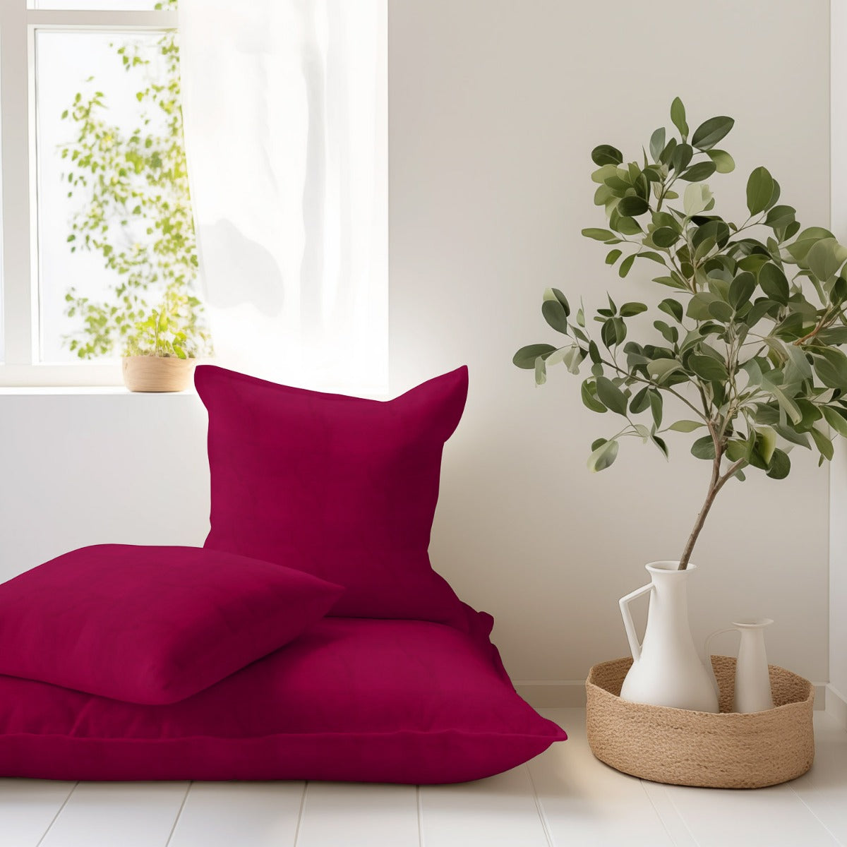 Terciopelo Tapicería Liso Antimanchas Granate - Ribes y Casals