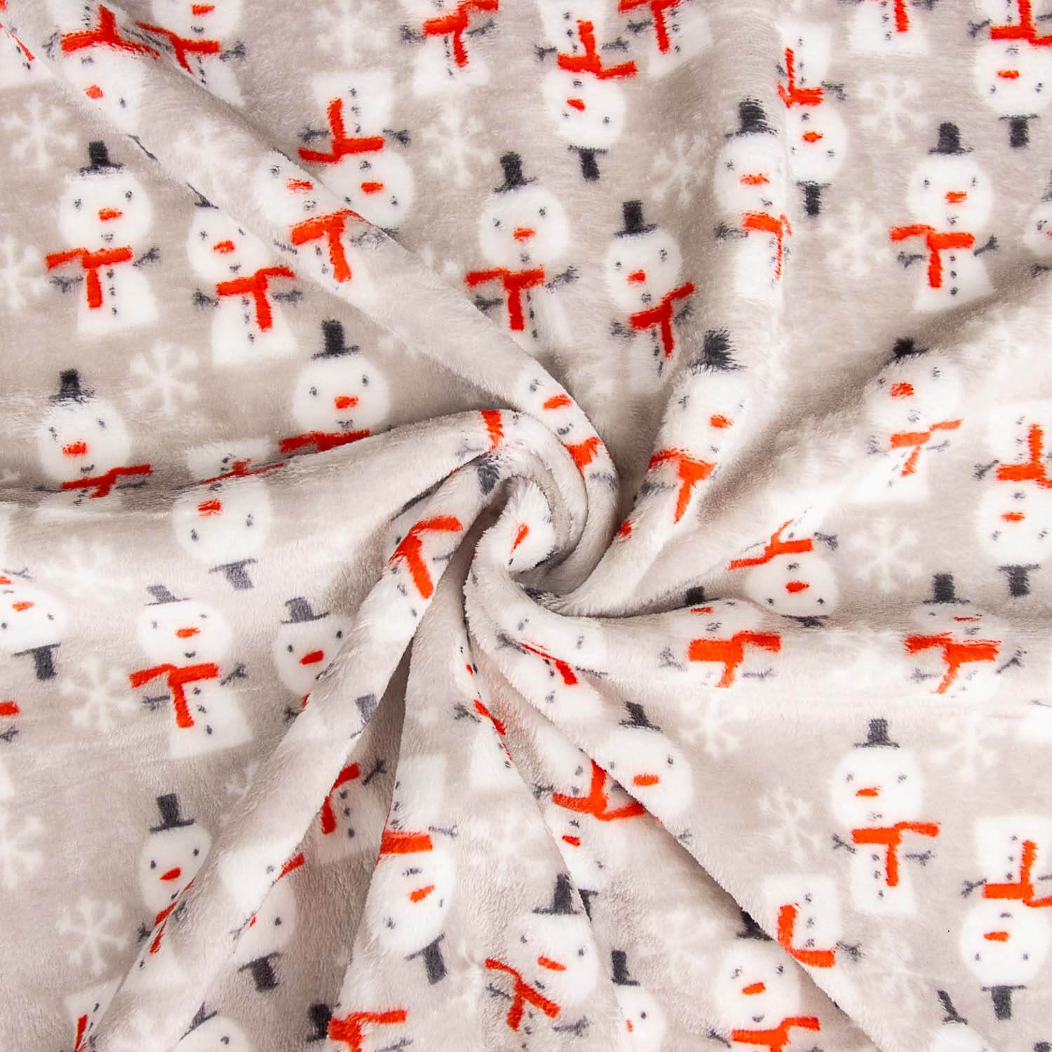 Minky Suave Muñecos de Nieve - Ribes y Casals