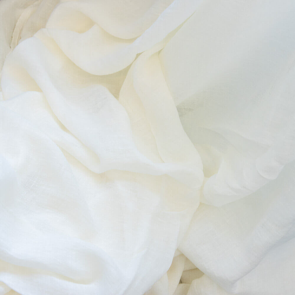 Voile Lino 310cm Color Blanco Natural - Ribes y Casals