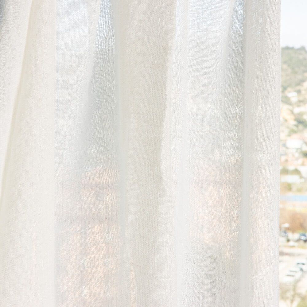 Voile Lino 310cm Color Blanco Natural - Ribes y Casals