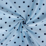 Fama Strecht Brillo Flocado Azul - Ribes y Casals