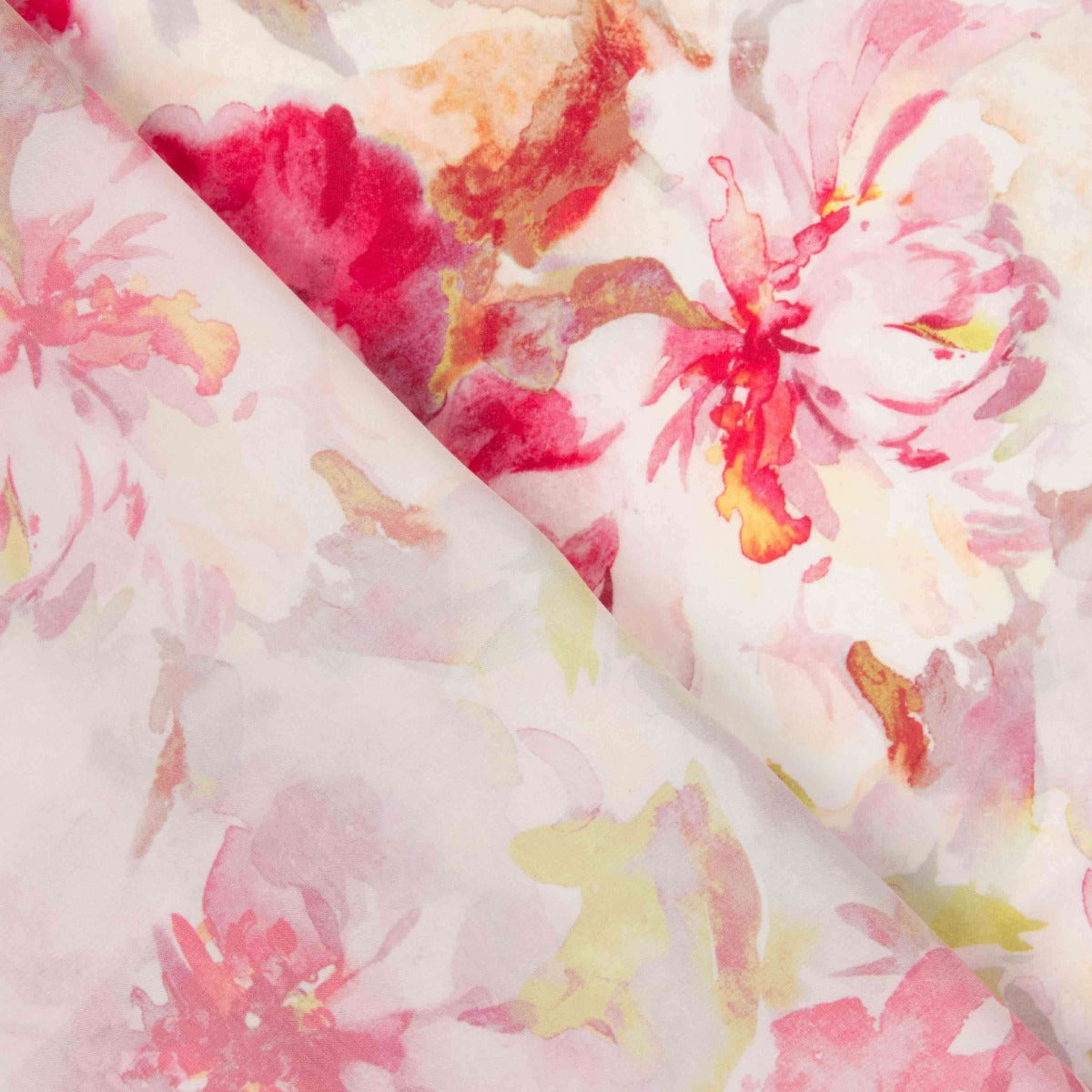 Satén Estampado Calama Rosa - Ribes y Casals