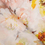 Retal Satén Estampado Calama Amarillo 110x140 cm - Ribes y Casals