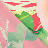 Satén Estampado Floral Rojo - Ribes y Casals