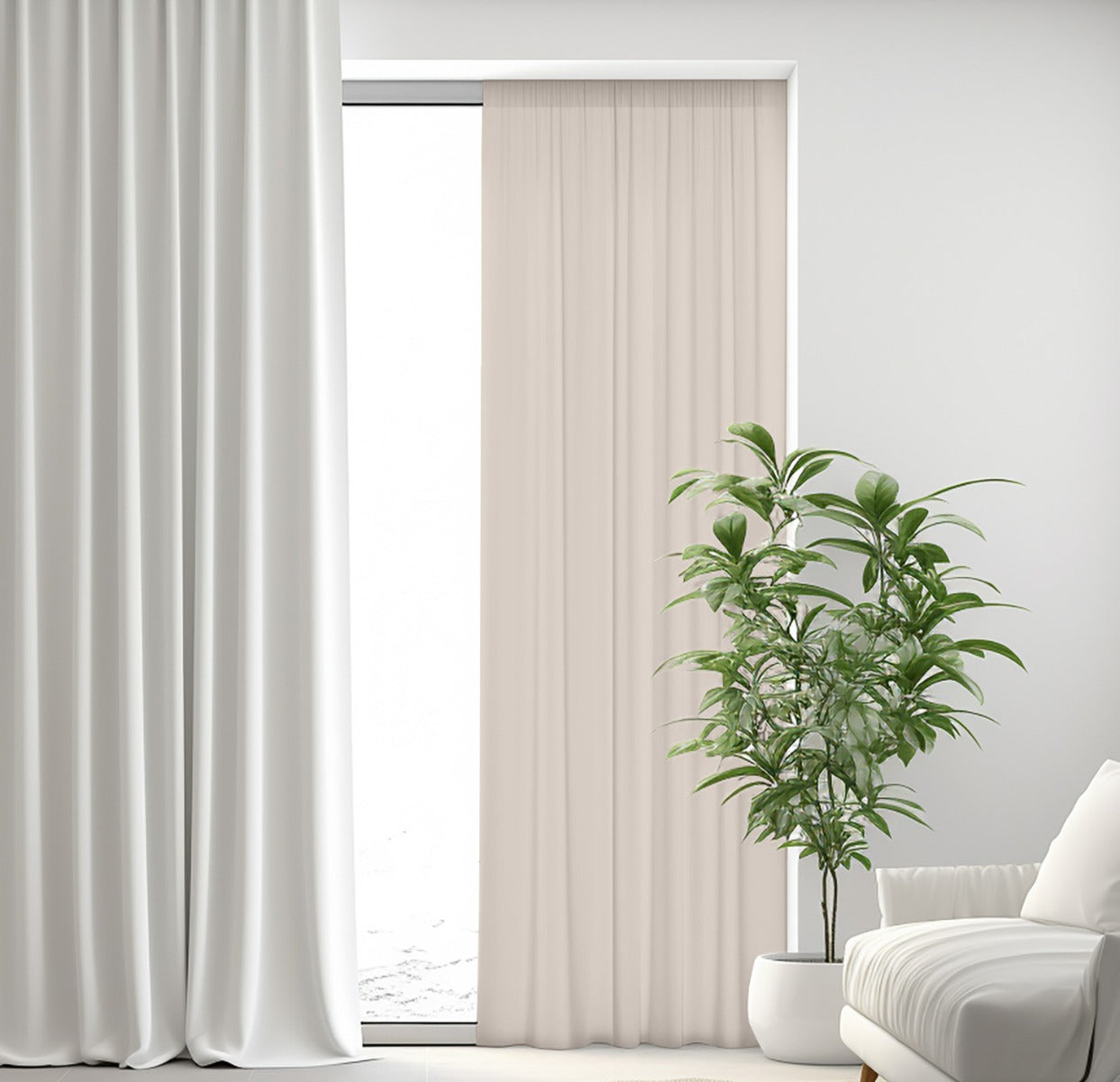 Voile Lino 310cm Color Rústico - Ribes y Casals