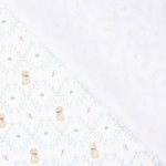 Piqué Algodón Conejitos Azul - Ribes y Casals