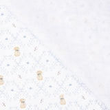 Piqué Algodón Conejitos Azul - Ribes y Casals