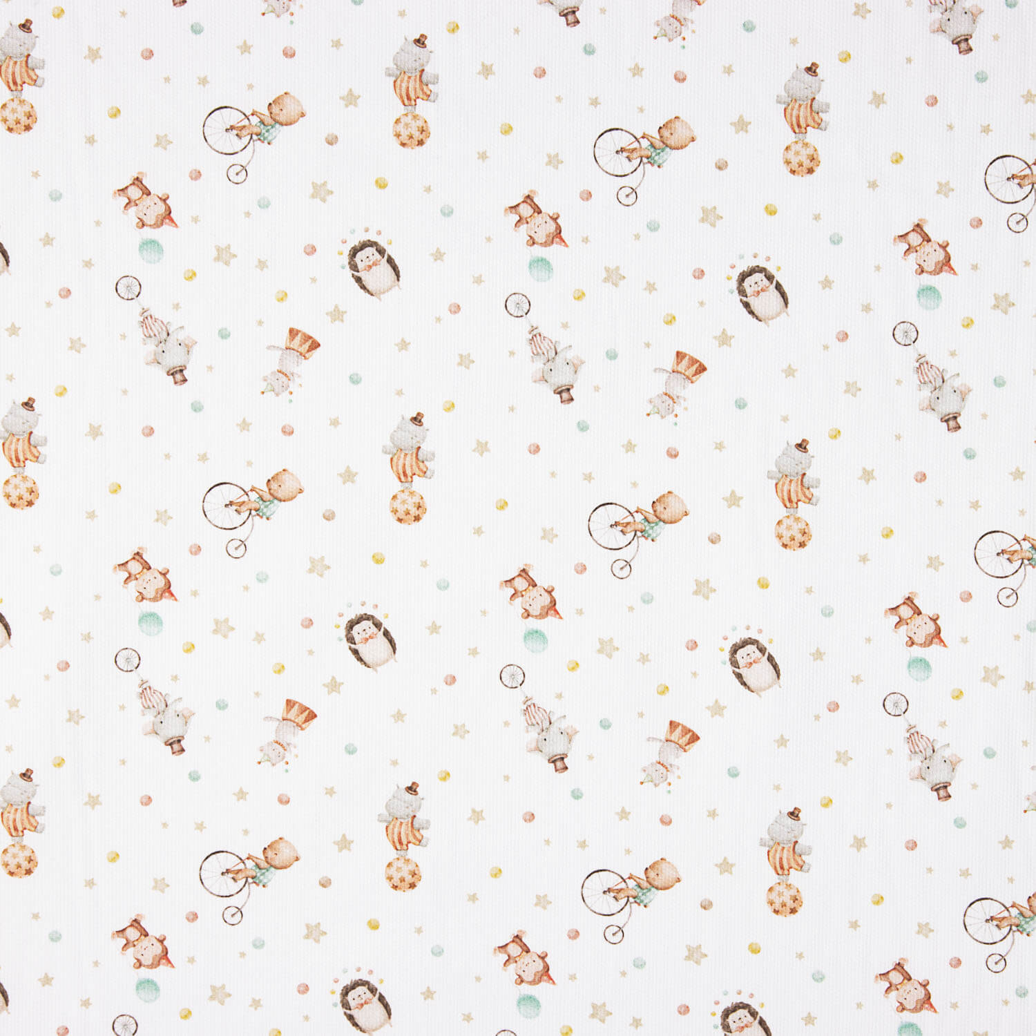 Piqué Algodón Circo Infantil - Ribes y Casals