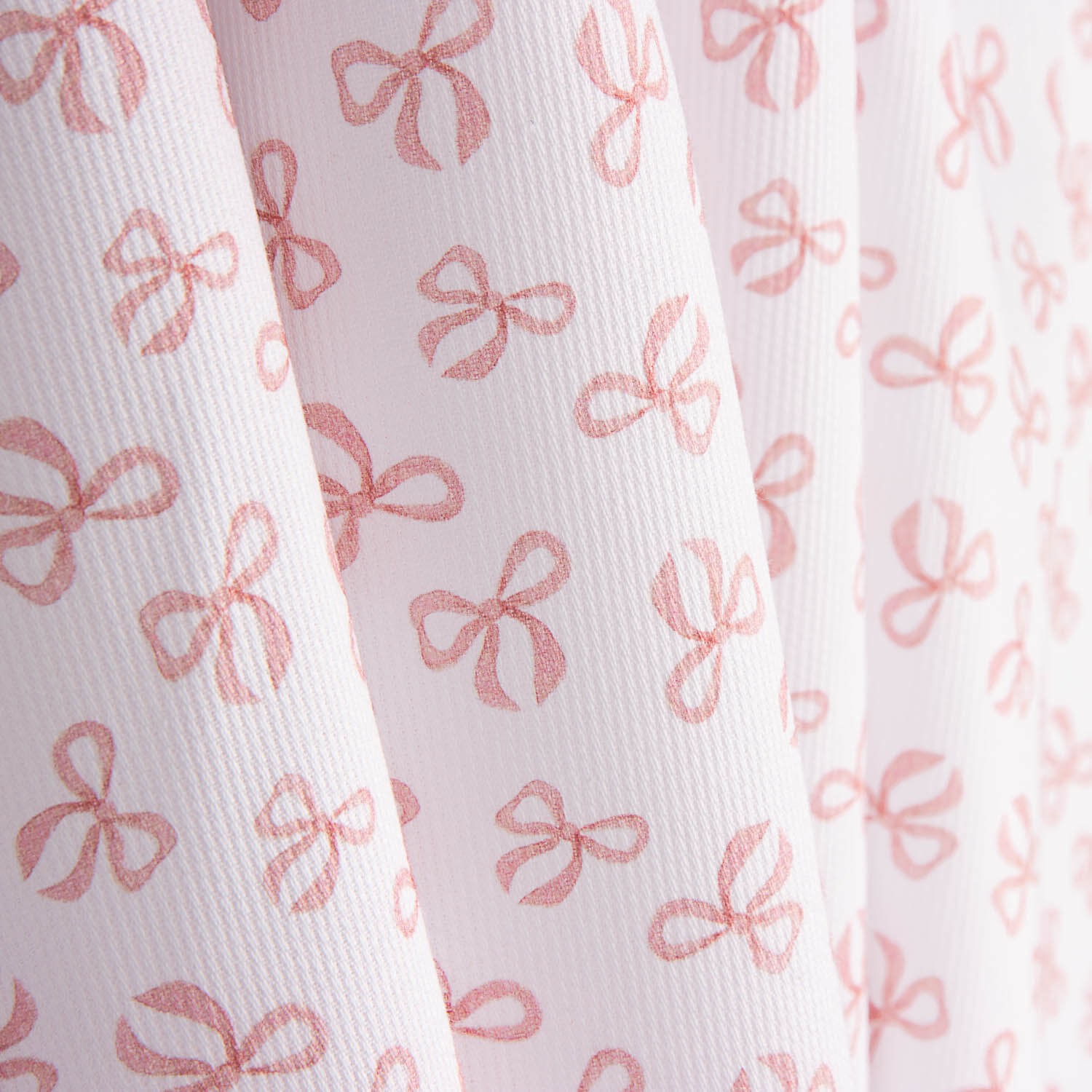 Piqué Algodón Lazos Rosa - Ribes y Casals