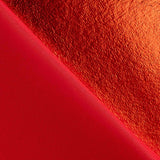 Punto Velour Laminado Metálico Rojo - Ribes y Casals