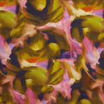 Punto Roma Estampado Pinceladas Ocre - Ribes y Casals