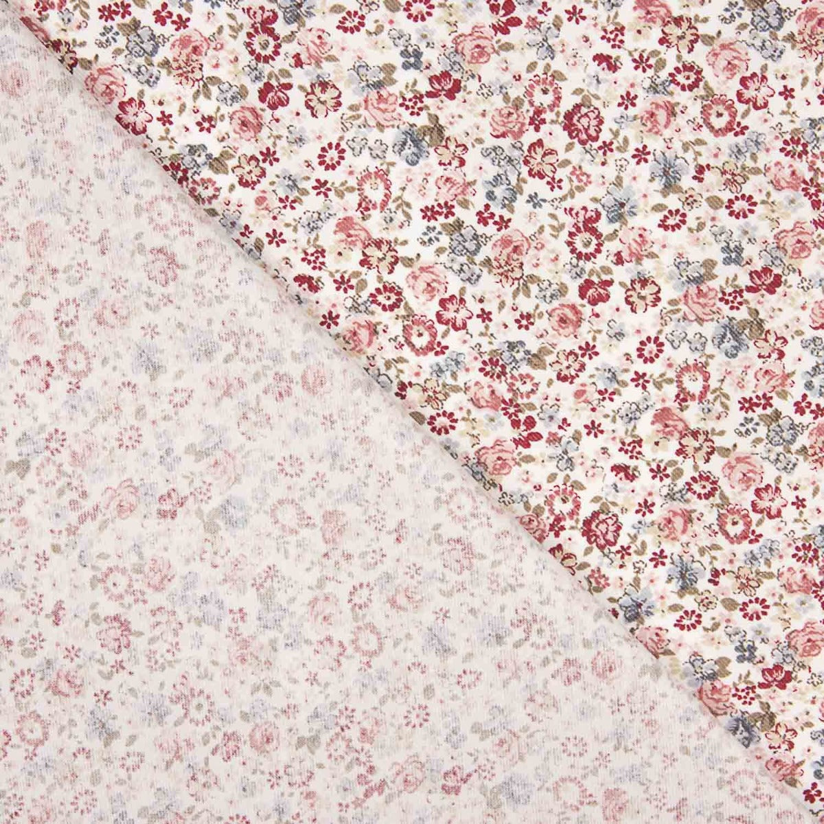 Viyela Algodón Florecitas Remix Rosadas - Ribes y Casals