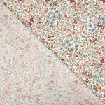 Viyela Algodón Florecitas Uda Rosadas - Ribes y Casals