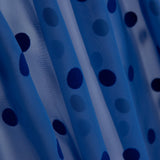 Chiffon Lunar Flocado Azulina - Ribes y Casals