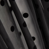 Chiffon Lunar Flocado Negro - Ribes y Casals