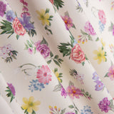 Popelín Estampado Flamenca Flor Creto Crudo - Ribes y Casals